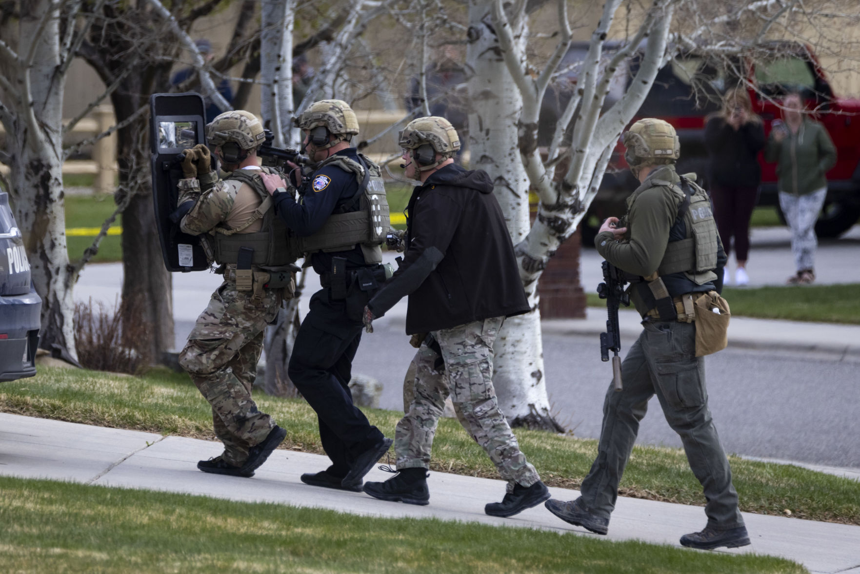 Police standoff